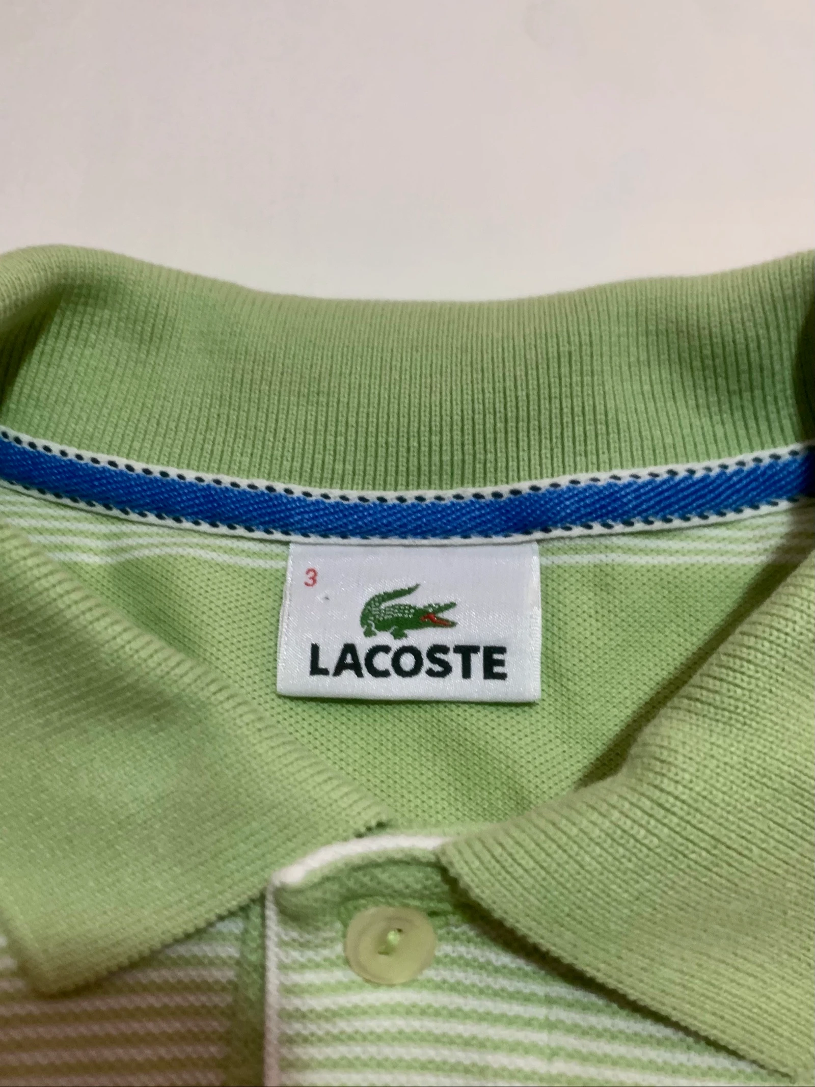 Lacoste Green Short Sleeve Polo Size M – photo 3